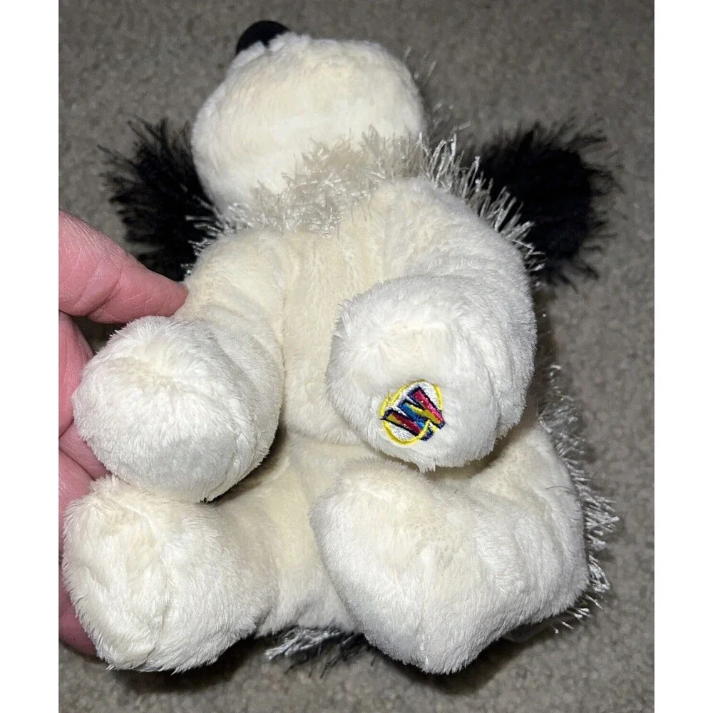 Webkinz LIL KINZ Black & White Cheeky Dog Plush Toy Retired Code HS192 Has Code